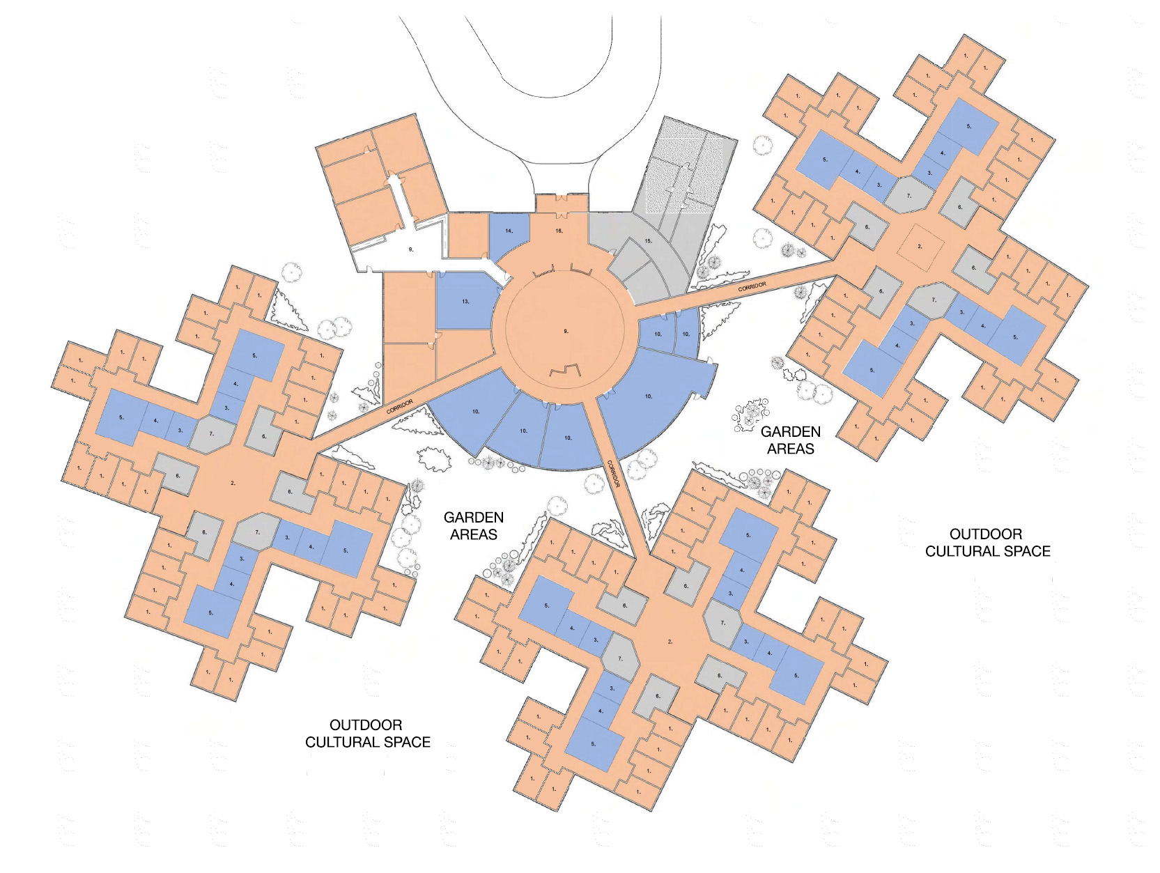 Floorplan Layout of The New Wikwemikong Nursing Home